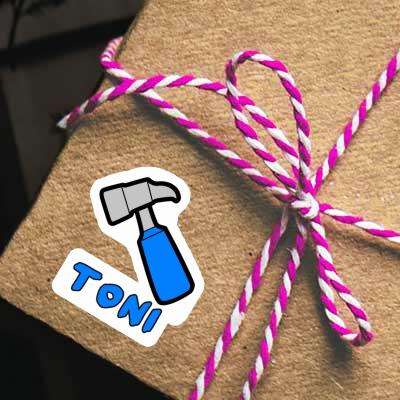 Toni Autocollant Marteau Notebook Toni Autocollant Marteau Notebook Image
