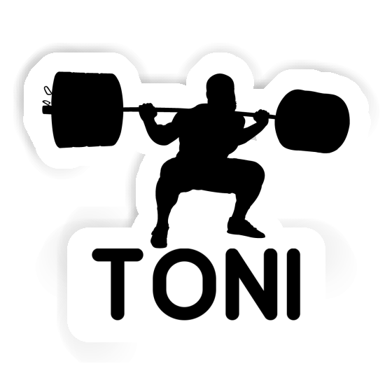 Autocollant Toni Haltérophilie Laptop Autocollant Toni Haltérophilie Laptop Image