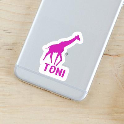 Toni Autocollant Girafe Gift package Image