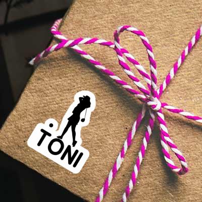Sticker Toni Golfer Gift package Image