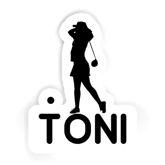 Toni Autocollant Golfeuse Notebook Toni Autocollant Golfeuse Gift package Image