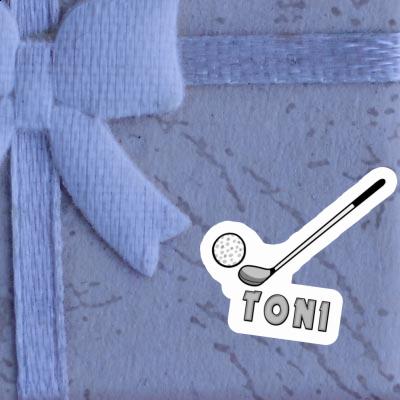 Autocollant Toni Club de golf Notebook Autocollant Toni Club de golf Notebook Image