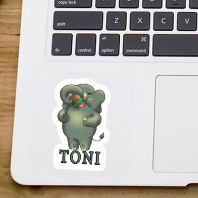 Elephant Sticker Toni Gift package Image