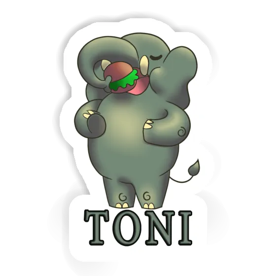 Elephant Sticker Toni Notebook Elephant Sticker Toni Notebook Image