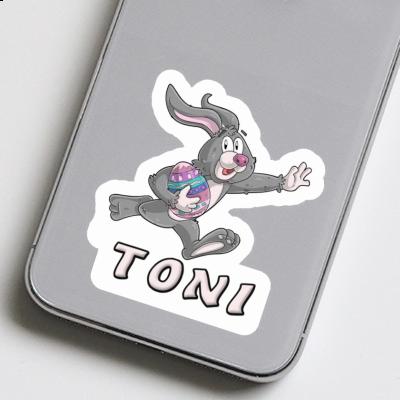 Autocollant Toni Lapin de rugby Notebook Autocollant Toni Lapin de rugby Gift package Image