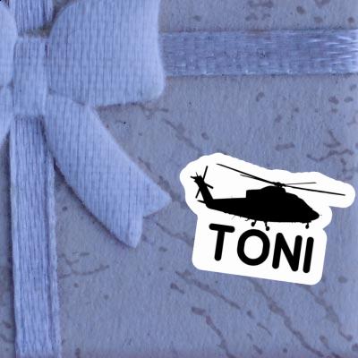 Hélicoptère Autocollant Toni Image