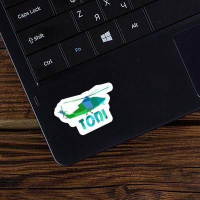 Toni Sticker Helicopter Laptop Toni Sticker Helicopter Laptop Image