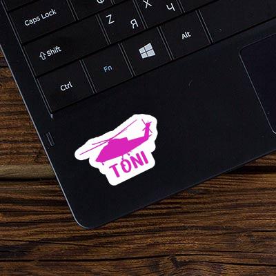 Toni Sticker Helicopter Laptop Toni Sticker Helicopter Laptop Image