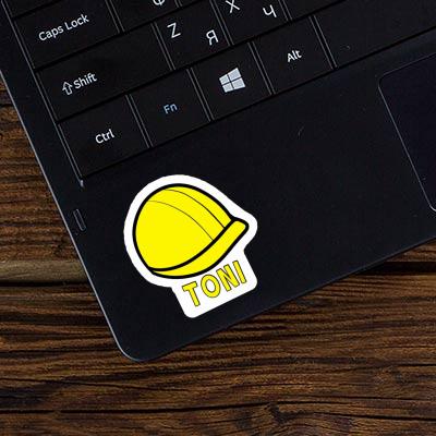Casque de chantier Autocollant Toni Notebook Casque de chantier Autocollant Toni Notebook Image