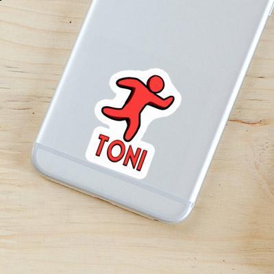 Sticker Läufer Toni Notebook Sticker Läufer Toni Notebook Image