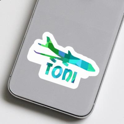 Toni Autocollant Jumbo-Jet Laptop Toni Autocollant Jumbo-Jet Laptop Image