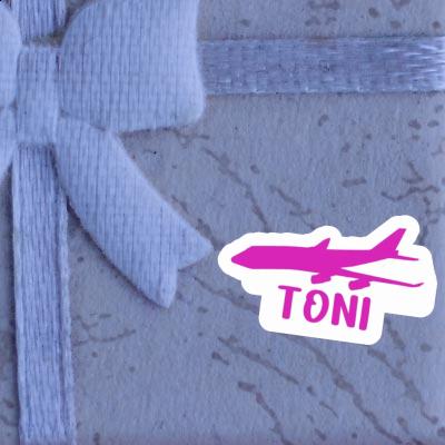 Toni Autocollant Jumbo-Jet Notebook Image