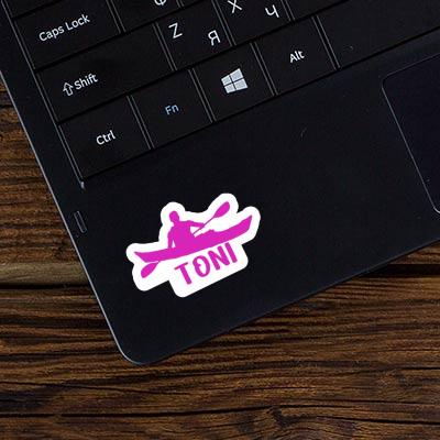 Sticker Kayaker Toni Notebook Sticker Kayaker Toni Gift package Image