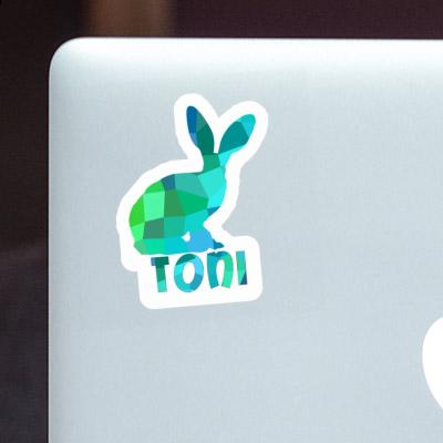 Toni Sticker Rabbit Laptop Image