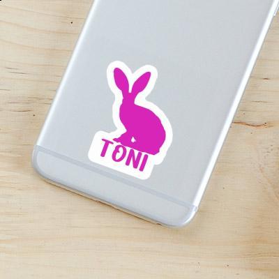 Sticker Toni Kaninchen Notebook Sticker Toni Kaninchen Gift package Image