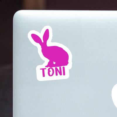 Autocollant Toni Lapin Laptop Autocollant Toni Lapin Laptop Image