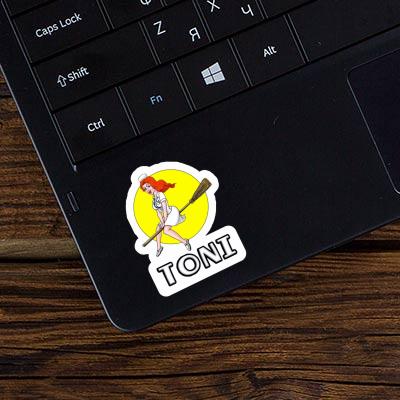 Autocollant Sorcière Toni Laptop Image