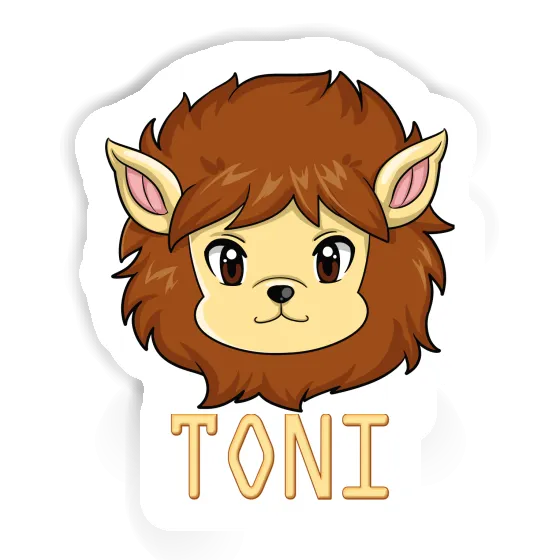 Sticker Löwe Toni Notebook Sticker Löwe Toni Gift package Image
