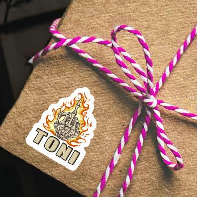 Sticker Middlefinger Toni Notebook Sticker Middlefinger Toni Notebook Image