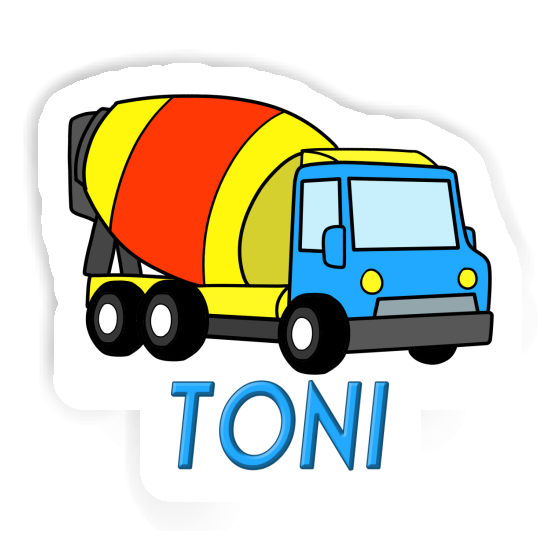 Camion malaxeur Autocollant Toni Notebook Camion malaxeur Autocollant Toni Gift package Image