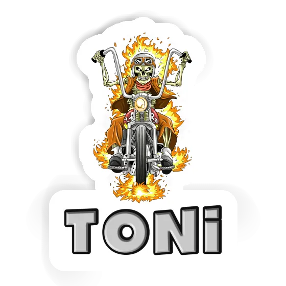 Autocollant Toni Motocycliste Gift package Image