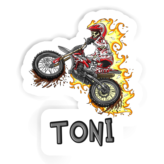 Autocollant Motocrossiste Toni Notebook Autocollant Motocrossiste Toni Notebook Image