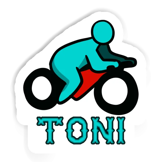 Autocollant Motocycliste Toni Notebook Autocollant Motocycliste Toni Gift package Image