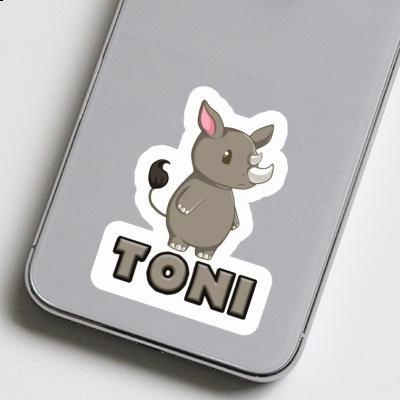 Nashorn Aufkleber Toni Notebook Nashorn Aufkleber Toni Gift package Image