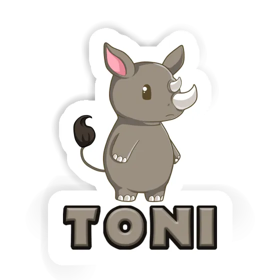 Nashorn Aufkleber Toni Laptop Nashorn Aufkleber Toni Laptop Image