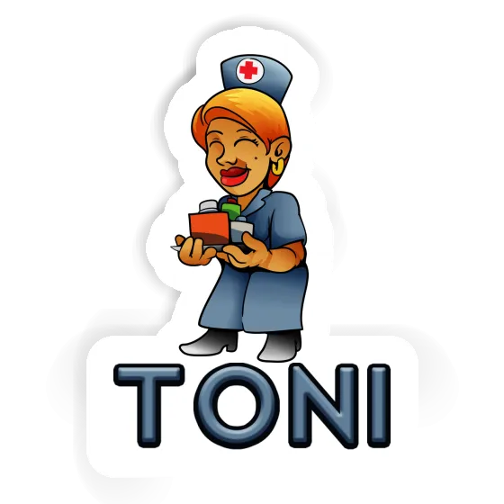 Autocollant Toni Infirmière Notebook Autocollant Toni Infirmière Gift package Image