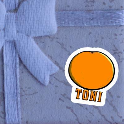 Toni Sticker Orange Gift package Image