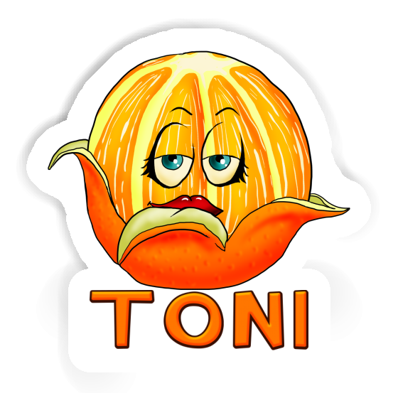 Sticker Orange Toni Notebook Sticker Orange Toni Gift package Image