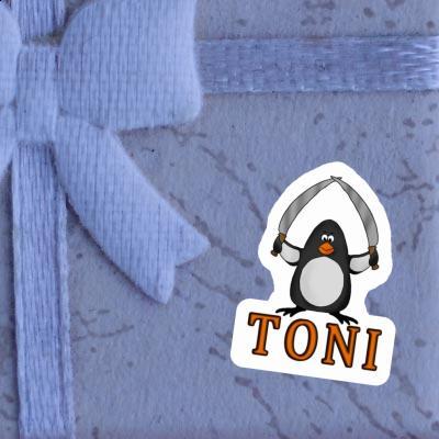 Toni Autocollant Pingouin de combat Laptop Toni Autocollant Pingouin de combat Laptop Image