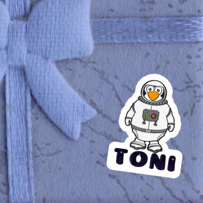 Toni Sticker Astronaut Laptop Image