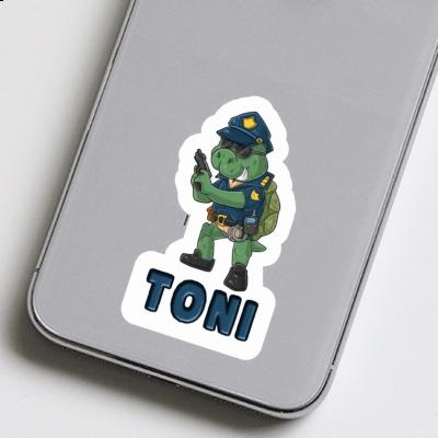 Toni Sticker Police Officer Toni Sticker Police Officer Image