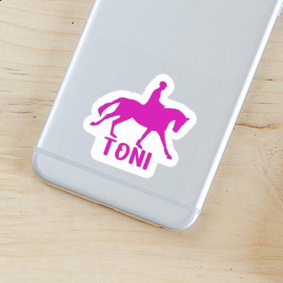 Toni Sticker Horse Rider Notebook Toni Sticker Horse Rider Notebook Image