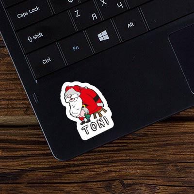 Weihnachtsmann Sticker Toni Notebook Weihnachtsmann Sticker Toni Gift package Image