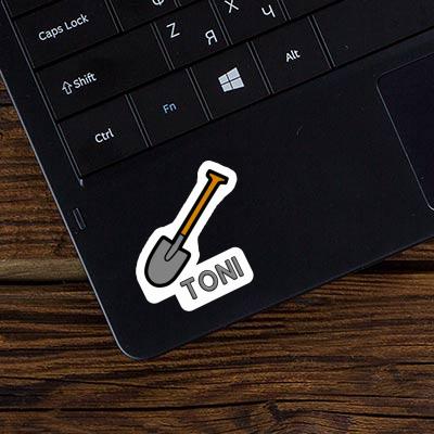 Toni Sticker Shovel Laptop Toni Sticker Shovel Laptop Image