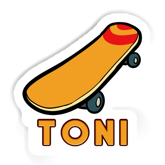 Skateboard Autocollant Toni Laptop Skateboard Autocollant Toni Laptop Image