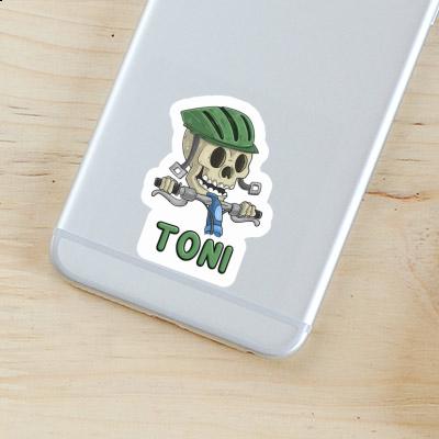 Toni Autocollant Vététiste Toni Autocollant Vététiste Image