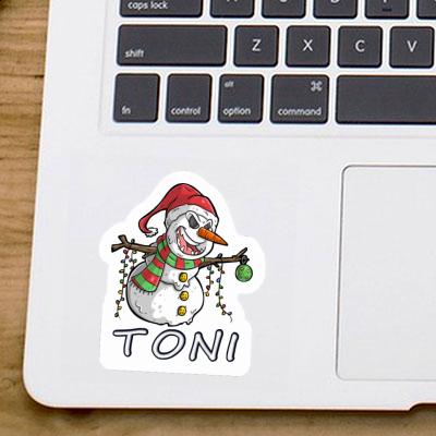 Autocollant Bonhomme de neige Toni Laptop Autocollant Bonhomme de neige Toni Laptop Image
