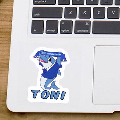 Sticker Dolphin Toni Notebook Image