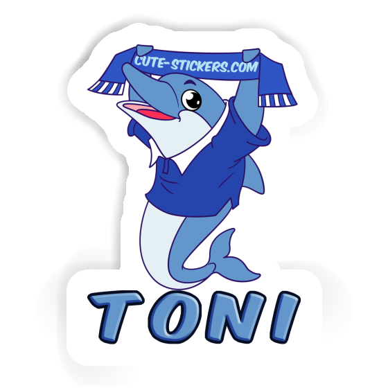 Sticker Dolphin Toni Image
