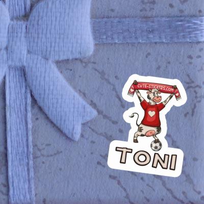 Cow Sticker Toni Laptop Image