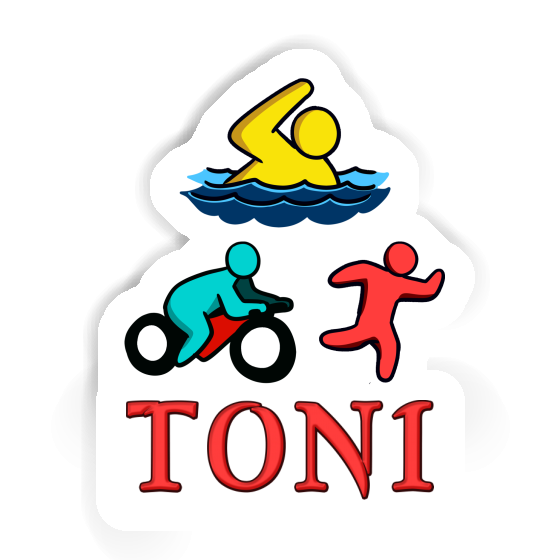 Autocollant Toni Triathlète Autocollant Toni Triathlète Image