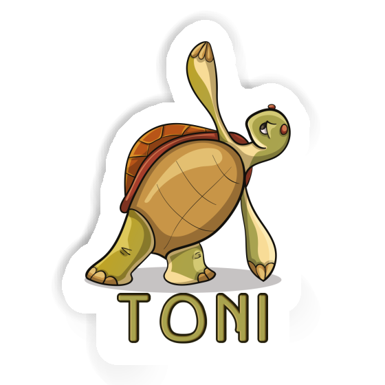 Autocollant Tortue yoga Toni Autocollant Tortue yoga Toni Image