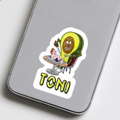 Sticker Toni Avocado Gift package Image