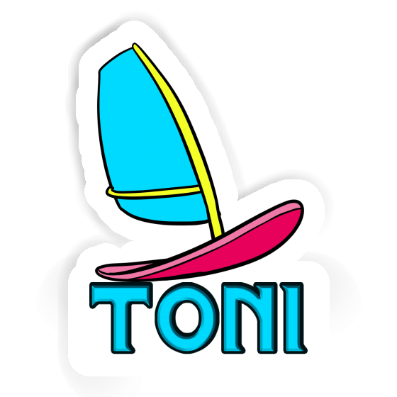 Windsurfbrett Aufkleber Toni Notebook Windsurfbrett Aufkleber Toni Gift package Image