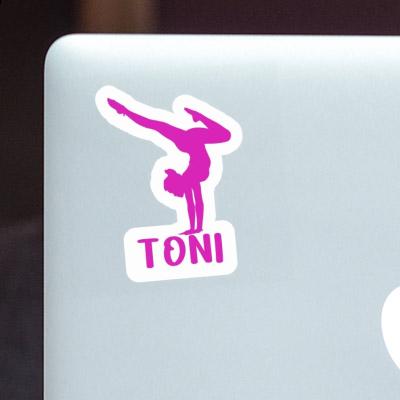 Sticker Toni Yoga Woman Notebook Sticker Toni Yoga Woman Gift package Image