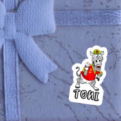 Autocollant Joueur de baseball Toni Notebook Autocollant Joueur de baseball Toni Gift package Image
